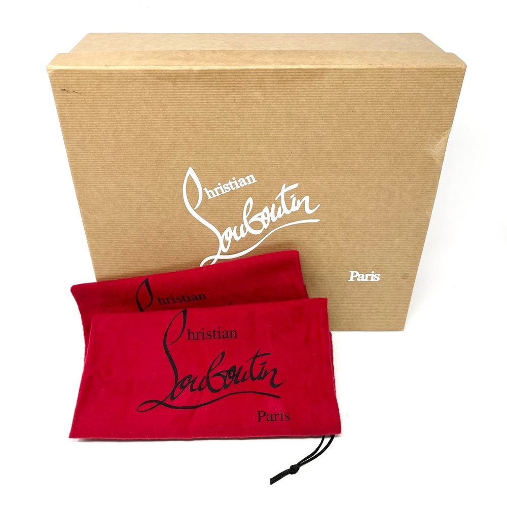Christian Louboutin Ottocarl Black Suede Fringe Ankle Boots Booties 38.5 8.5 - Picture 2 of 14